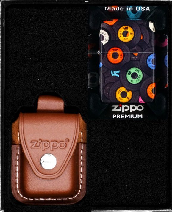 Zestaw ZIPPO Zapalniczka RECORDS DESIGN Prezentowy No2