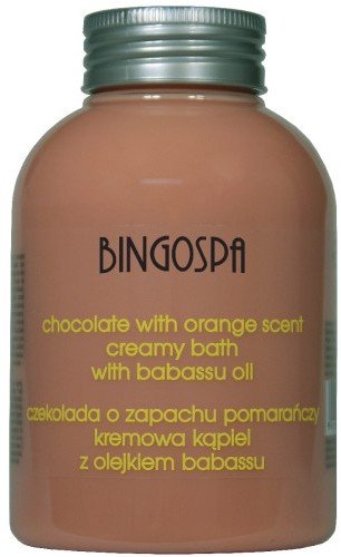 BingoSpa Płyn do kąpieli Czekolada o zapachu pomarańczy z olejkiem babassu 500ml