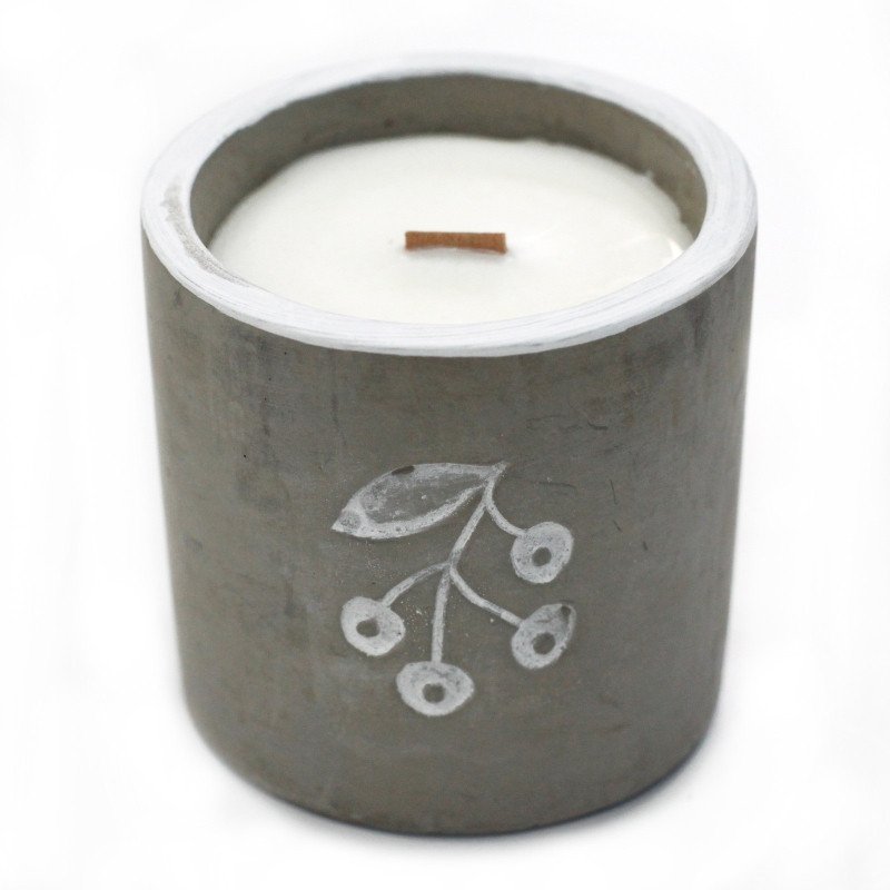 Świeczka w betonie - Jałowiec