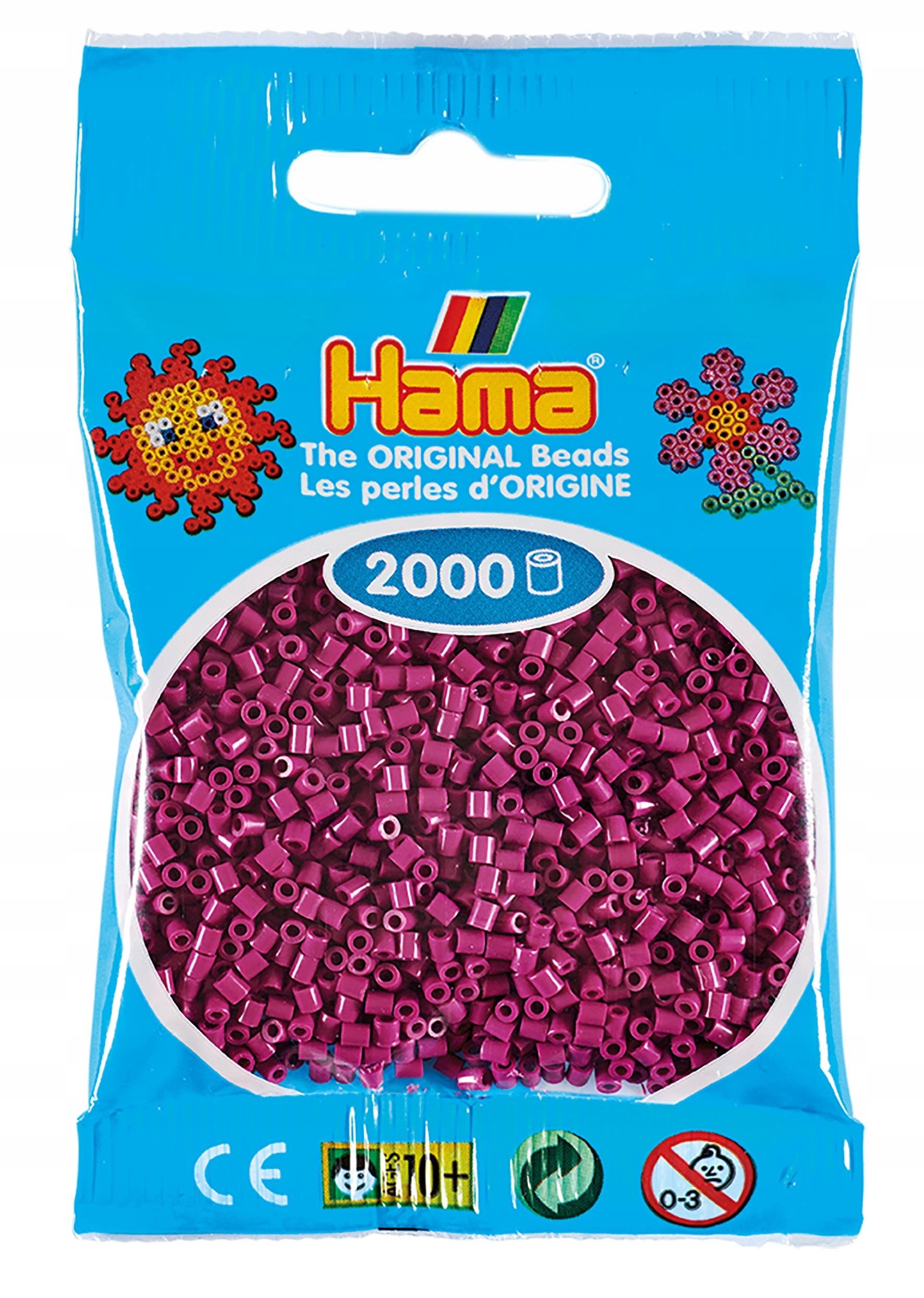 Hama mini beads 2000 pcs. plum