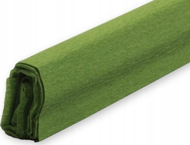 Teka Bibuła marszczona oliwkowa 50x200 (10szt)