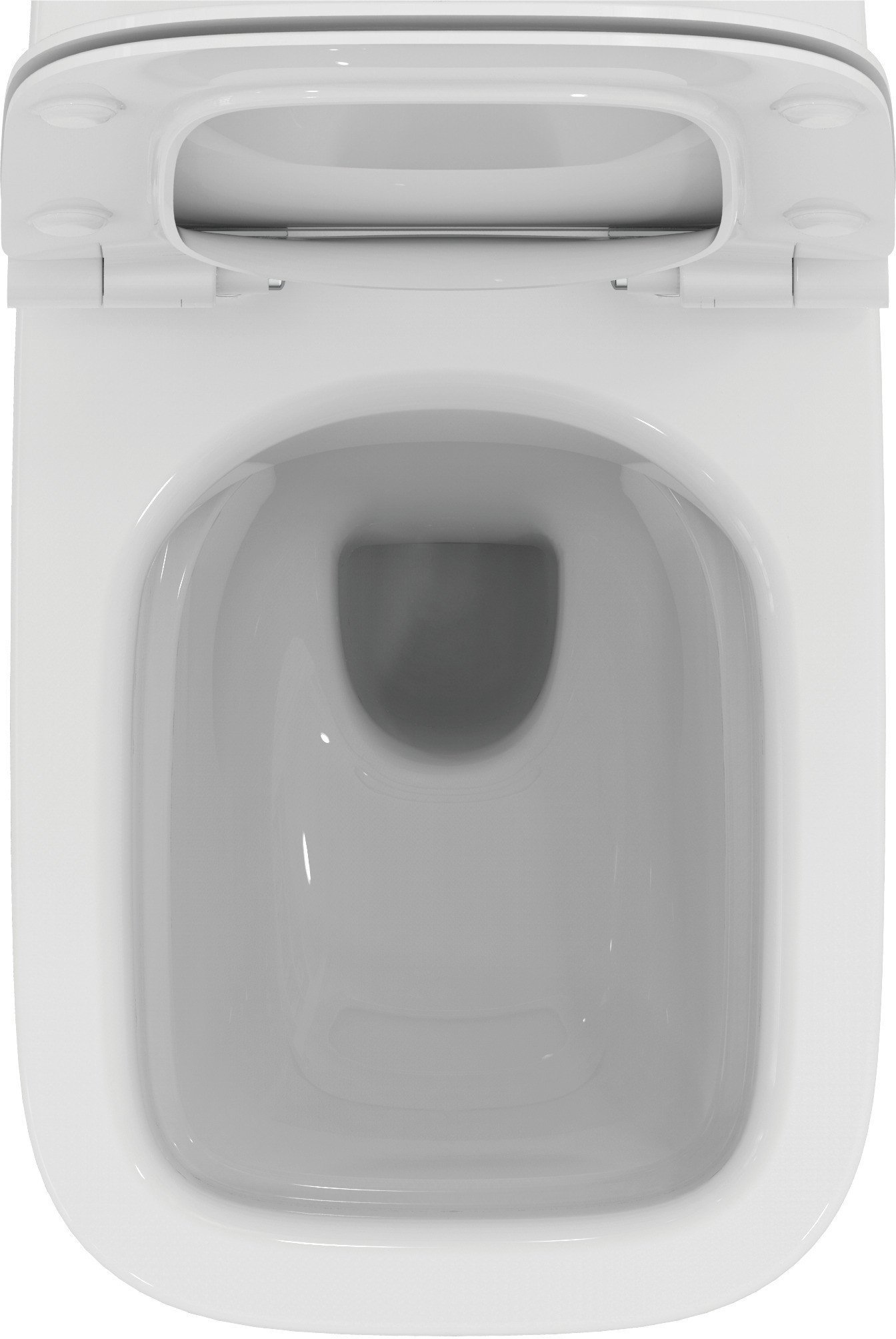 TOILET HUNG ILIFE RIML WITH COVER WHITE