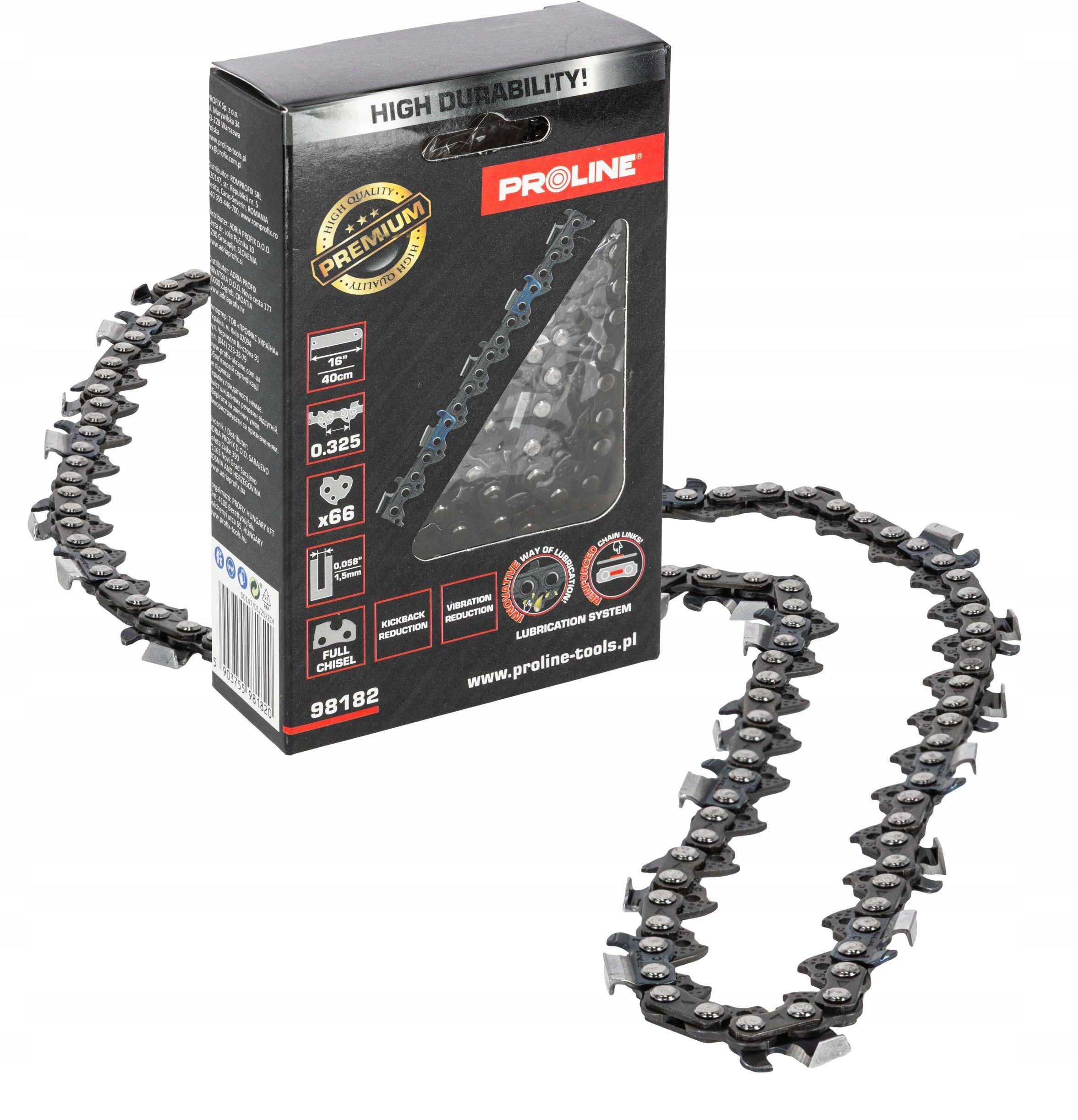 ŁAŃCUCH DO PILAREK 16", 0.325", 1.5MM, 66E, PROLINE