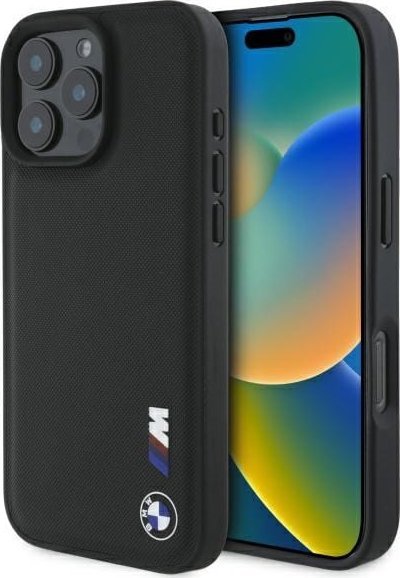 BMW BMW BMHCP16X23PUSRK iPhone 16 Pro Max 6.9" czarny/black hardcase Smooth Rubber Logo