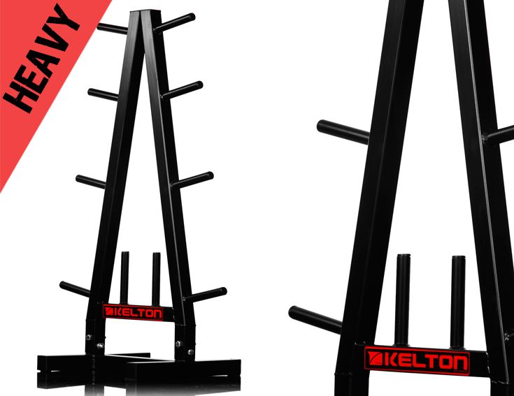 KELTON Stojaki na ciężary, choinka duża HS6 HEAVY czarne