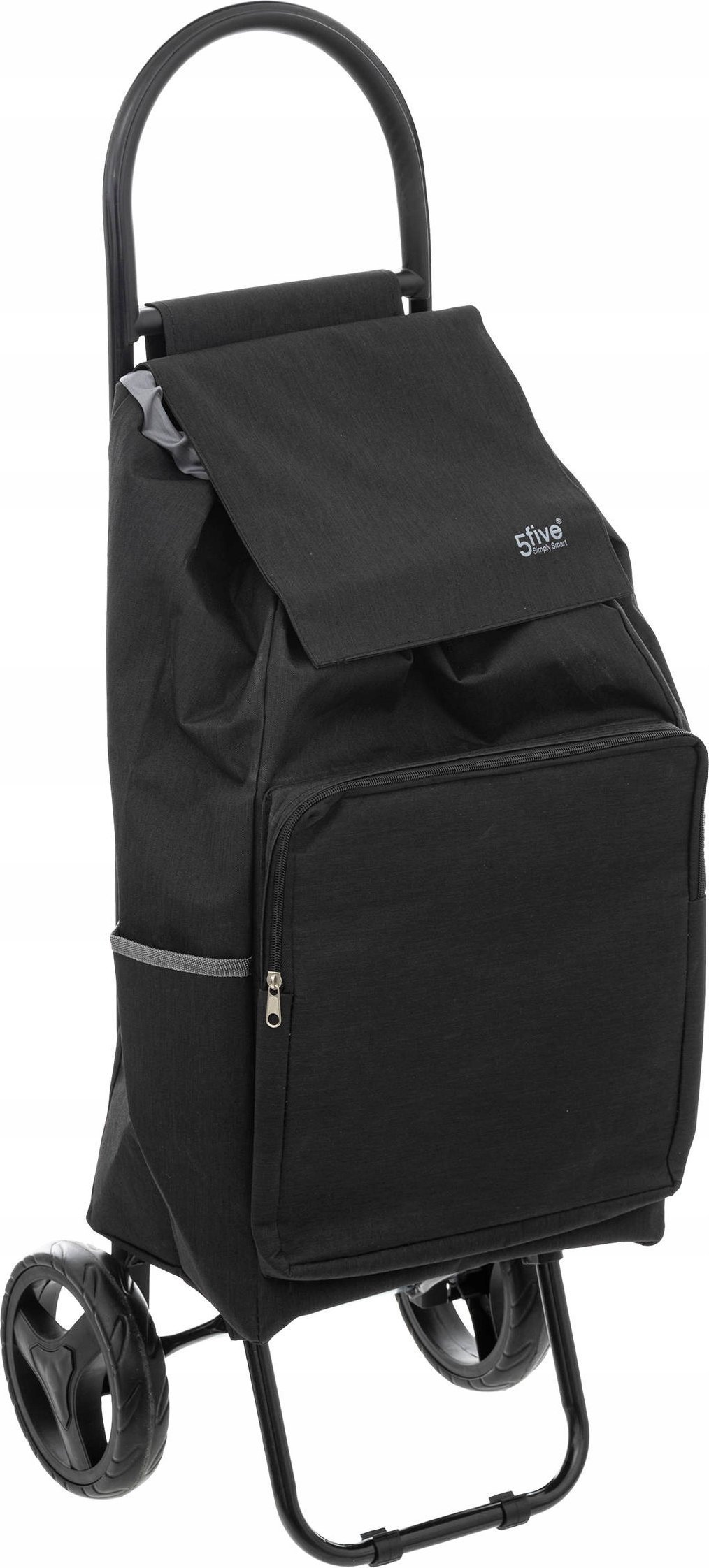 5five Wózek zakupowy na kółkach z pojemną komorą i kieszonkami