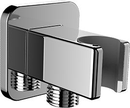 Omnires Przyłącze kątowe z uchwytem chrom (8815)