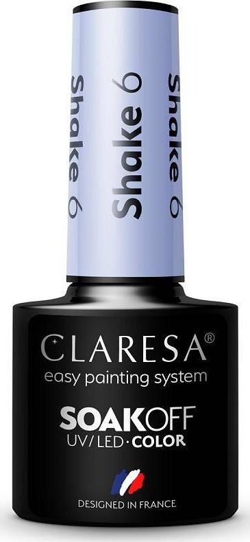Claresa Claresa Soak Off UV/LED Shake lakier hybrydowy 6 5g