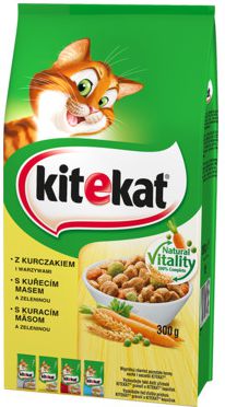 Kitekat z kurczakiem i warzywami 300g