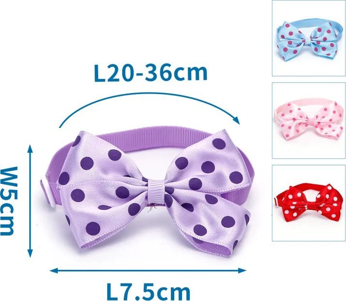 Nobleza Poliestrowa muszka w kropki Poliestrowa muszka w kropki