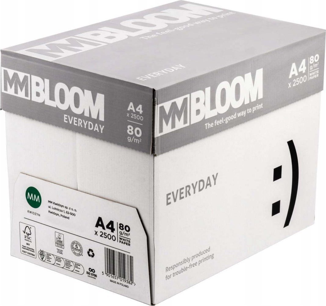 MM Kwidzyn Papier ksero Bloom Everyday 146 CIE | A4 | 80g | 500 arkuszy | Klasa C