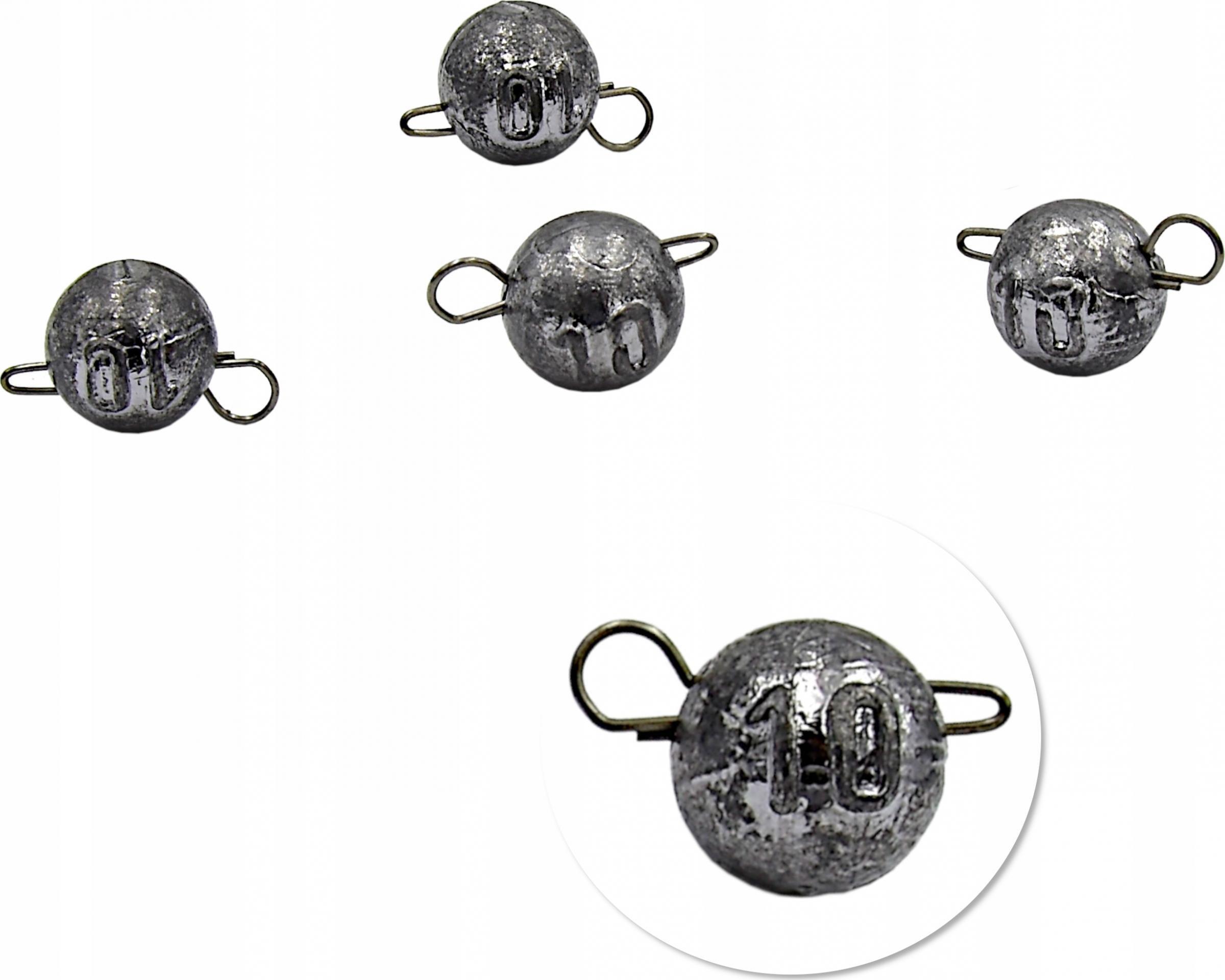 ZHIBO Czeburaszka główka ołowiana składana 10 g - 5 szt