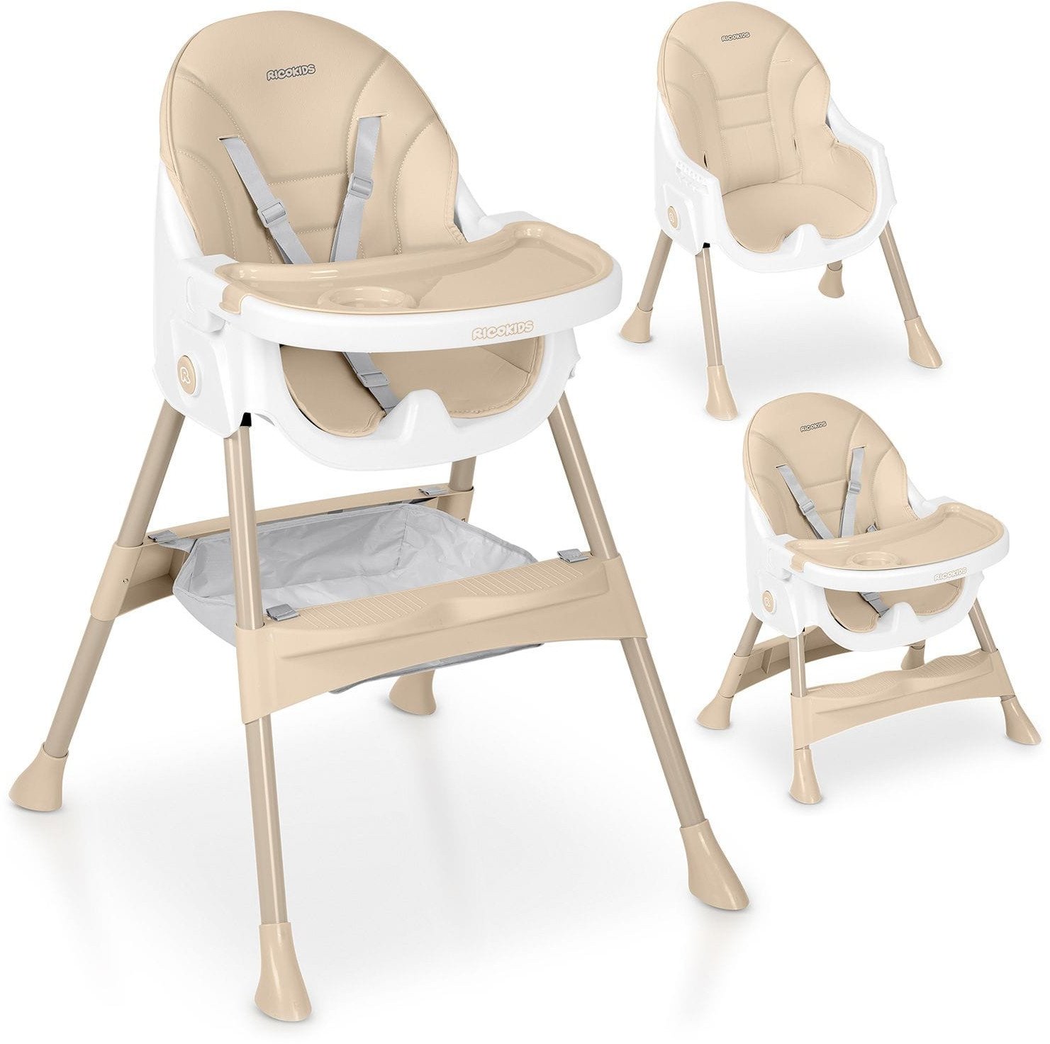 Krzesełko do karmienia Ricokids Mani beżowe