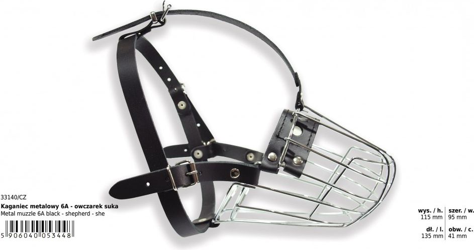 Dino Kaganiec metalowy - 6a Owczarek Niemiecki Suka