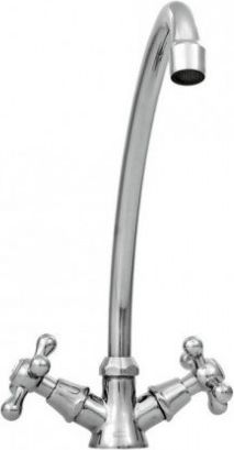 Bateria umywalkowa Invena Roma stojąca chrom (BZ-21-00S-L)