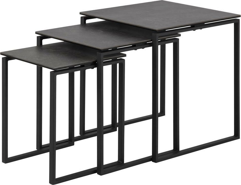 Actona ACTONA ZESTAW STOLIKÓW KATRINE CZARNY