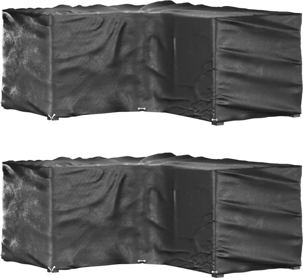 vidaXL vidaXL Pokrowce L na meble ogrodowe, 2 szt., 16 oczek, 215x215x90 cm