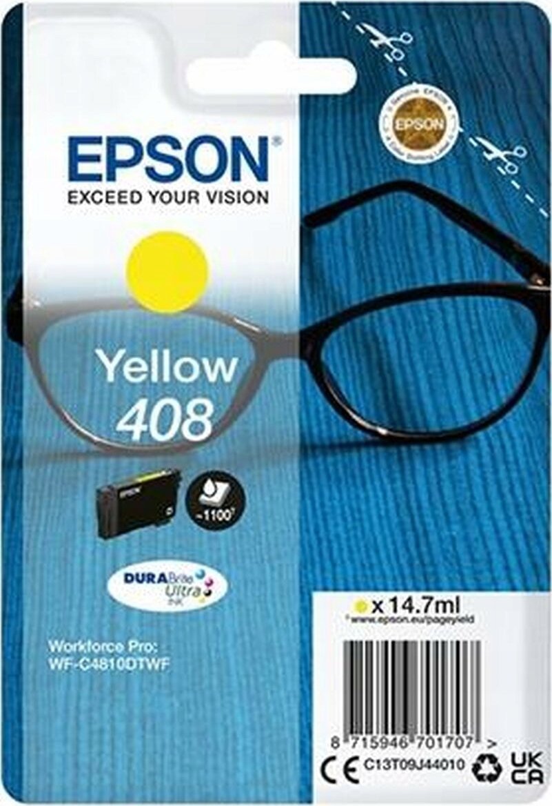 Epson Epson C13T09J44010 nabój z tuszem 1 szt. Oryginalny Standardowa wydajność Żółty