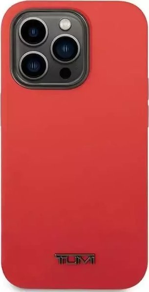 4kom.pl Etui na telefon Tumi Liquid Silicone hardcase do iPhone 14 Pro czerwony/red
