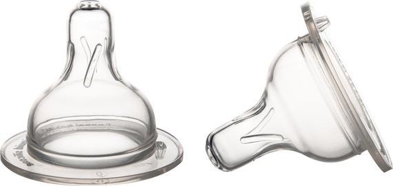 Canpol CANPOL Antykolkowy Smoczek do Butelki Easy Start 6m+ 2 szt.