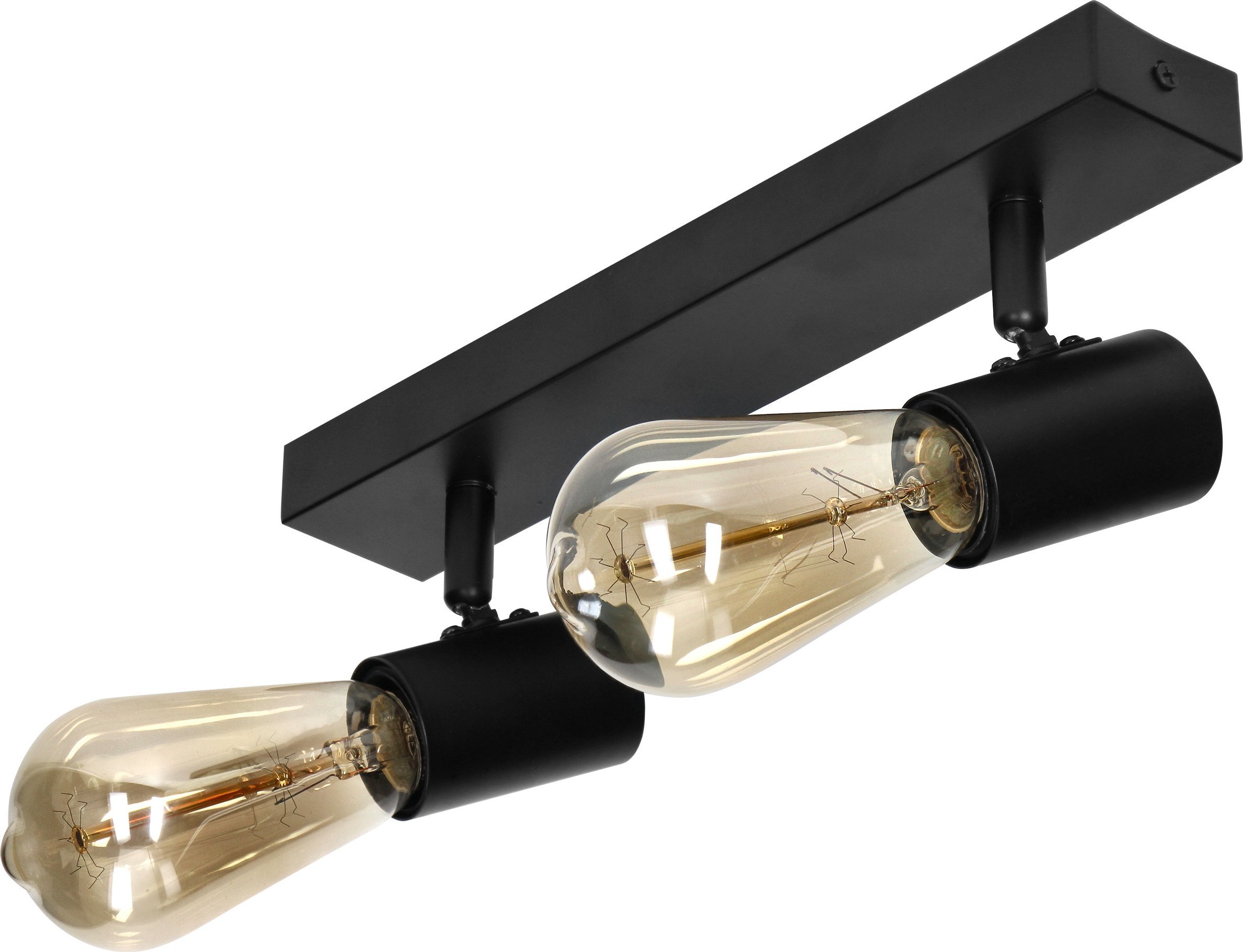 Lampa sufitowa Orno RIO SP 2, oprawa ścienno-sufitowa, E27 max. 2x60W, IP20, czarna