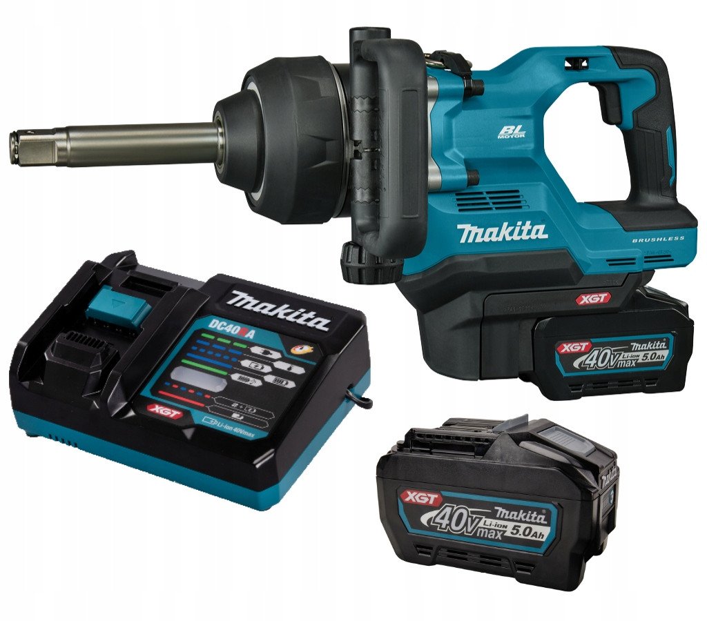 MAKITA IMPACT WRENCH 40V XGT TW008GT201 4000Nm 1" 2x5.0Ah RING