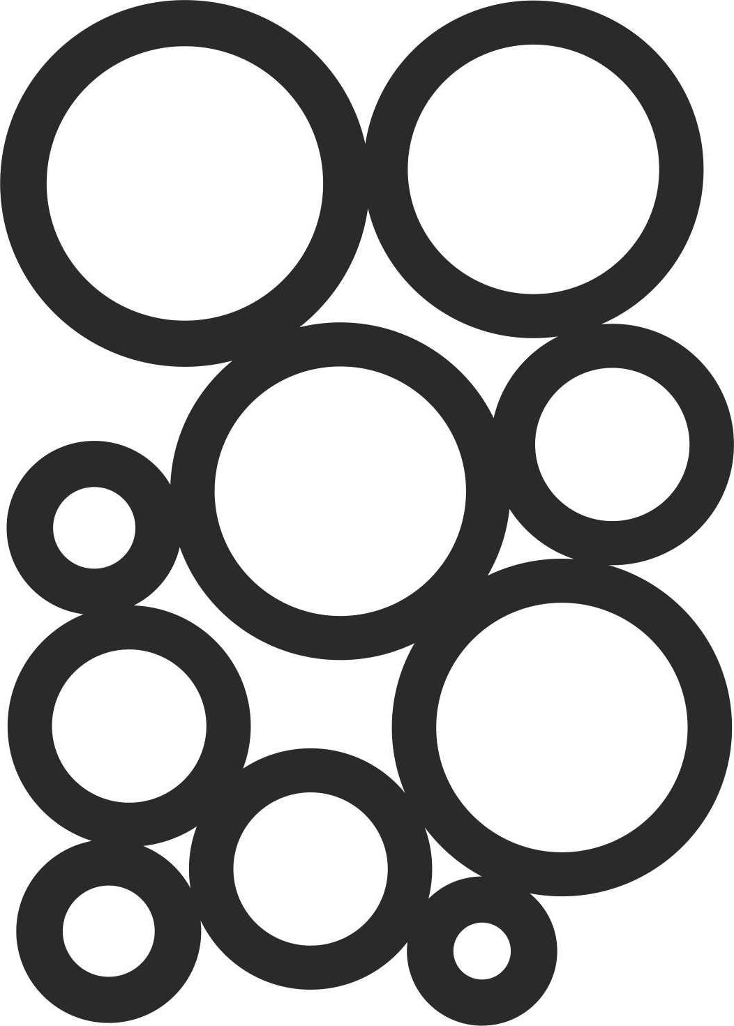 details Panel dekoracja na ścianę obraz ażurowy koła