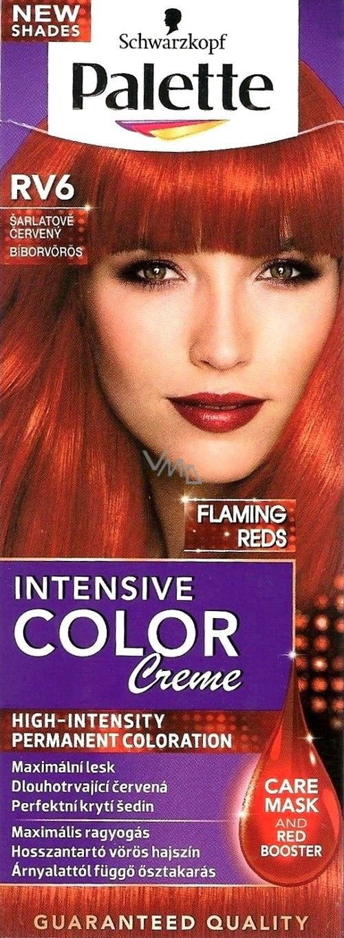 Schwarzkopf PALETTE INTENS CREME RV6-szkarłatna czerwień