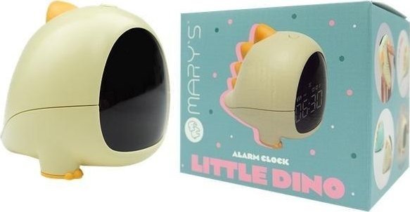 Budzik mały Dino żółty