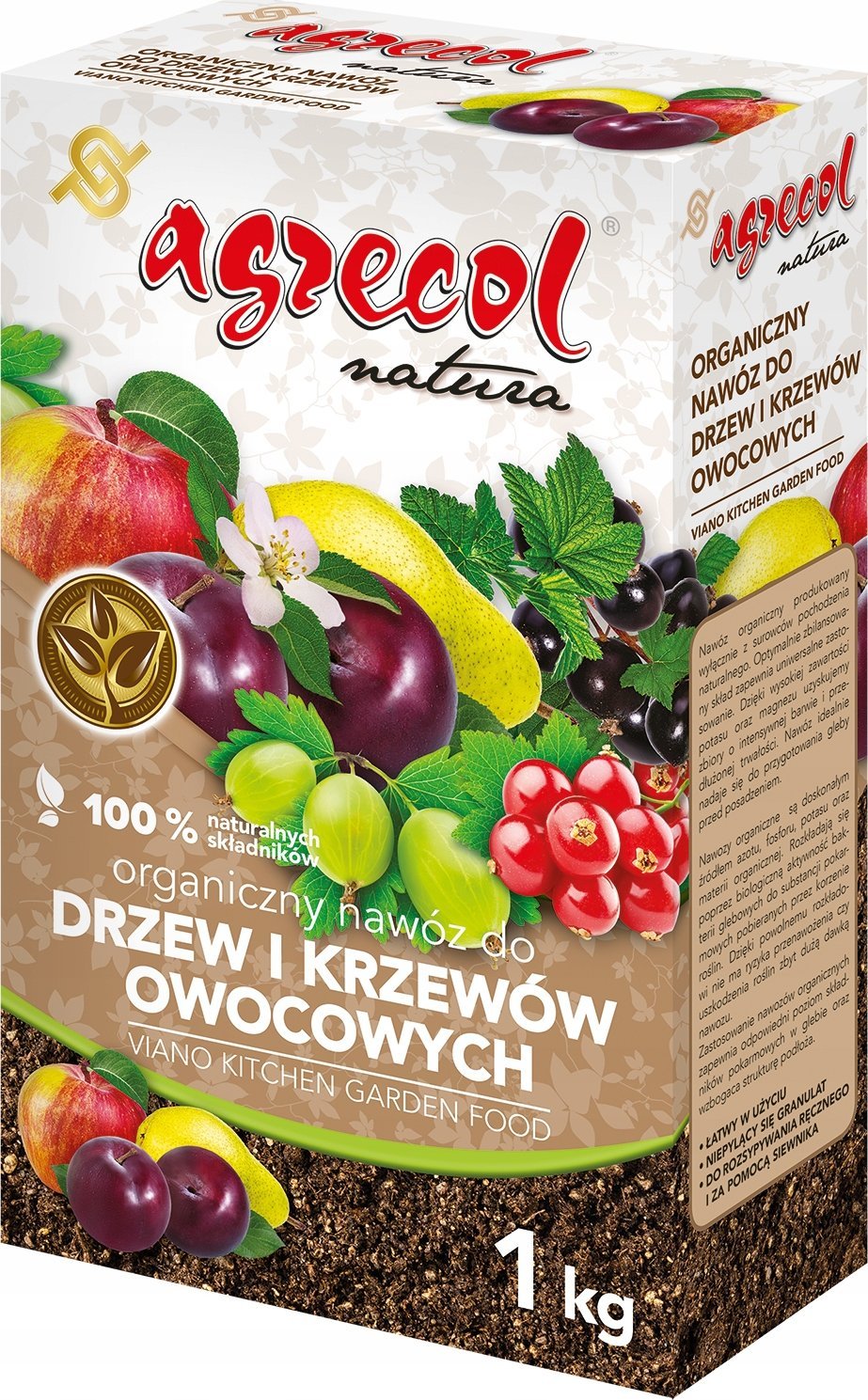 Agrecol Organiczny nawóz do drzew i krzewów 1kg