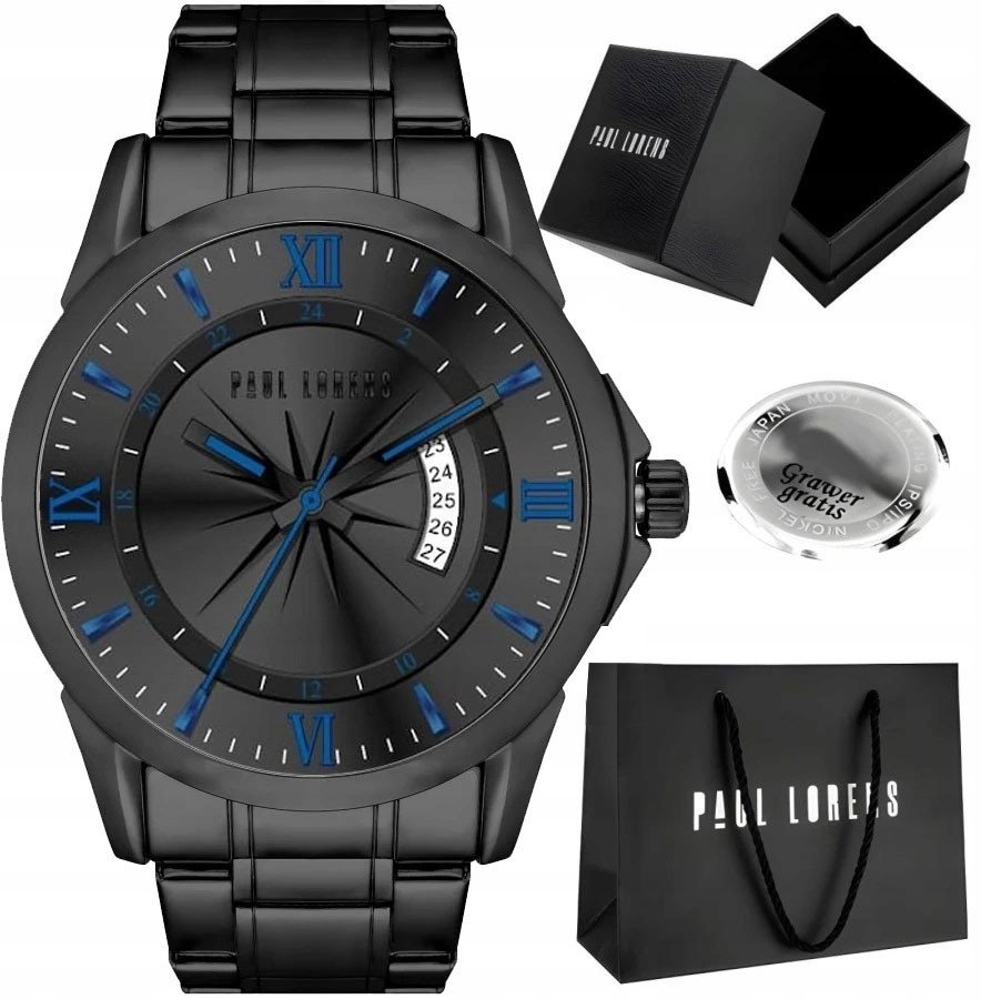 Zegarek męski Paul Lorens TRISTOR-1A6 Z GRAWEREM