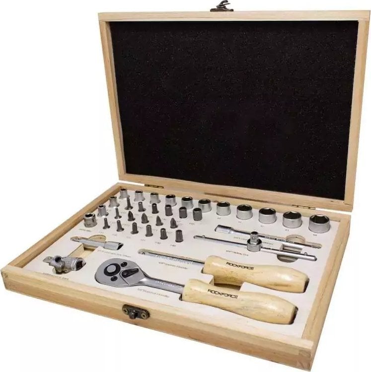 Zestaw narzędzi Rockforce ROCKFORCE ZESTAW KLUCZY 1/4" 38el.