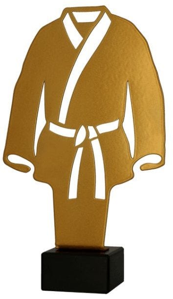 Victoria Sport Trofeum metalowe z marmurową podstawą - Karate/Judo - kimono