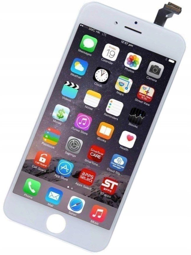 WYŚWIETLACZ LCD dotyk szybka APPLE IPHONE 6 biały