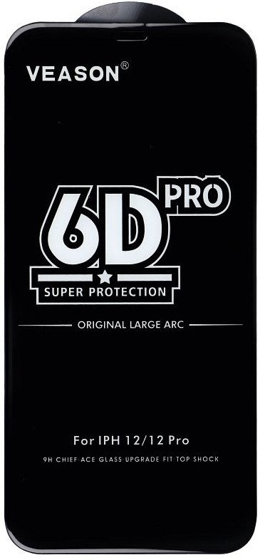 Szkło Hartowane 6D Pro Veason Glass - do Iphone 7 Plus / 8 Plus czarny