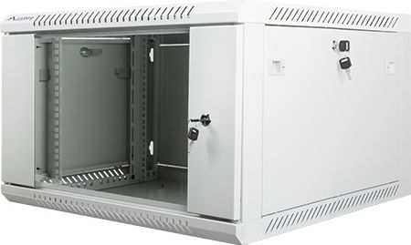 Lanberg Szafka serwerowa wisząca 19'' 6U szara 600 x 600mm (WF01-6606-10S)