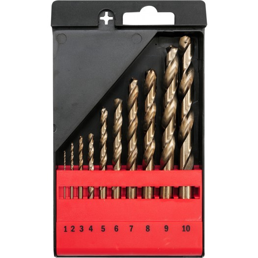 Wiertło Yato HSS walcowe 2 7 4 5 1 3 6 10 8 9mm zestaw (YT-41603)