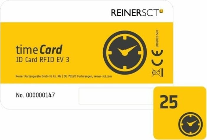 Reiner REINER SCT Chipkarten 25 DES timeCard ev3