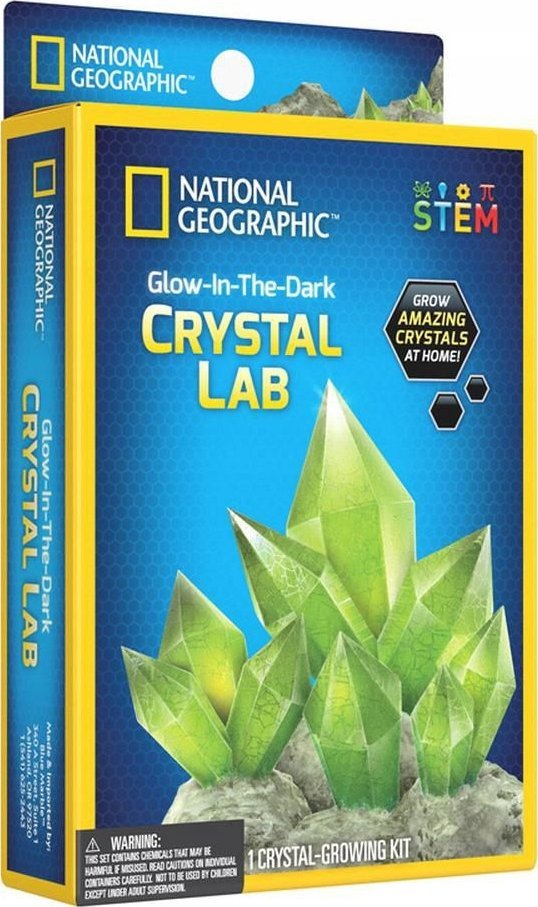 National Geographic NATIONAL GEOGRAPHIC Kryształ Świecący w Ciemności, zabawka kreatywna