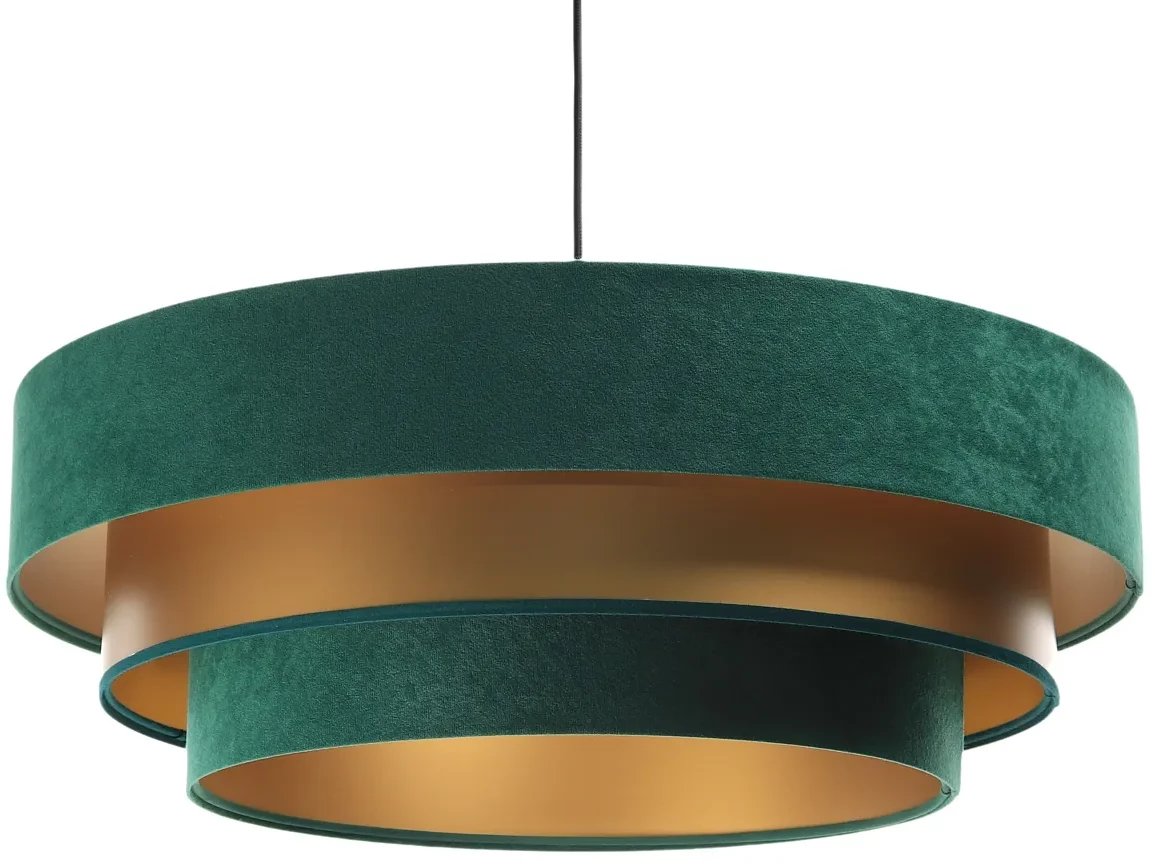 Lampa wisząca TRIO MIX zielona/złota BPS KONCEPT