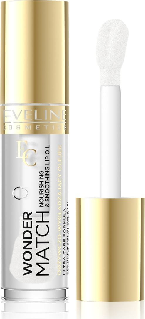 EVELINE KOLOROWKA EVELINE Wonder Match Odżywczo Wygładzający Olejek do ust nr 01-Clear 5 ml