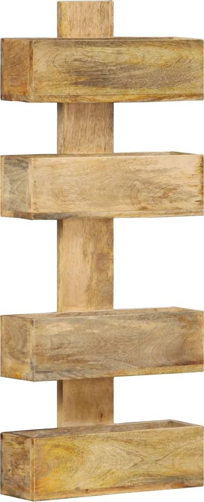 vidaXL VidaXL Ścienna półka na gazety, 30x11x72 cm, lite drewno mango