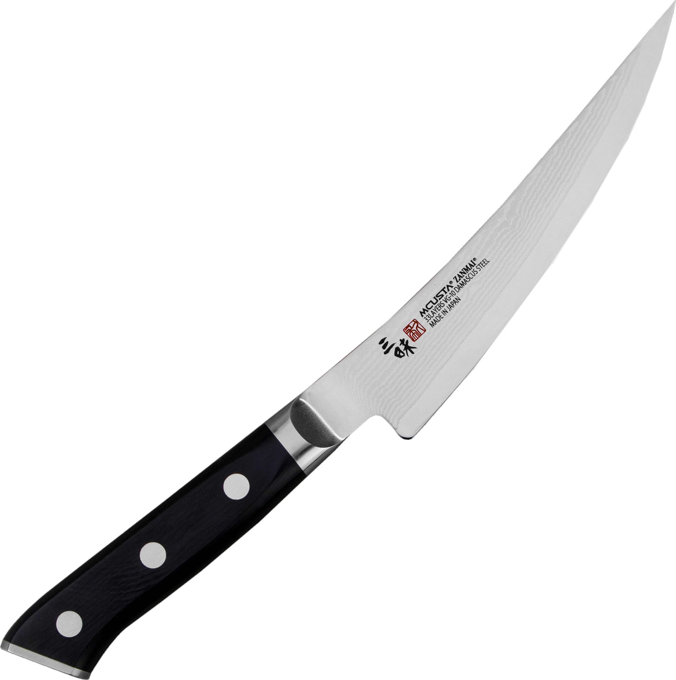 Mcusta Mcusta Zanmai Classic Damascus VG-10 Pakka Nóż do wykrawania 16,5cm