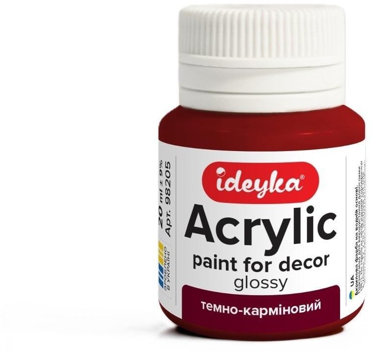 Farba akrylowa Ciemny karmin 20ml