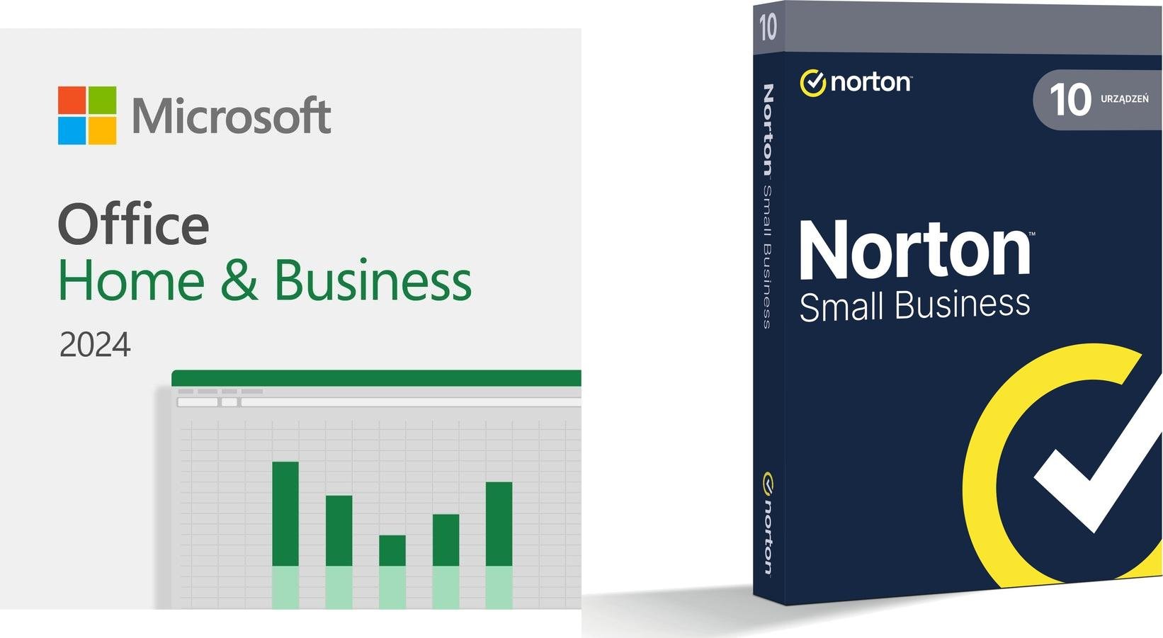 Microsoft Office Home and Business 2024 ML (EP2-06606) + Small Business na 10 urządzeń na 12 miesięcy (21455131)