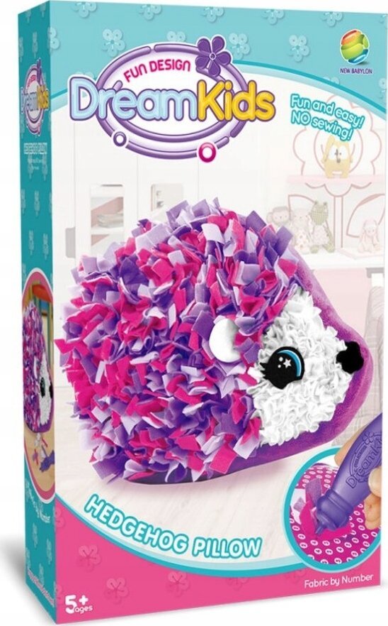 Kreatywny Zestaw Wyszywanka, Maskotka, Pluszak Do Szycia, Poduszka Do Ozdobienia DIY JEŻ