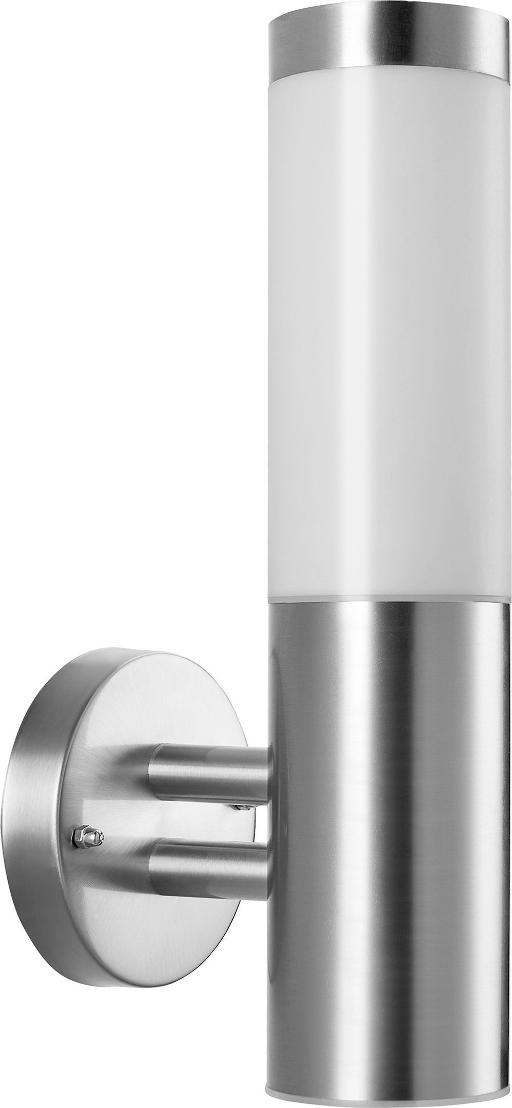 EDERA oprawa ogrodowa, E27, max. 15W, IP44, stal nierdzewna