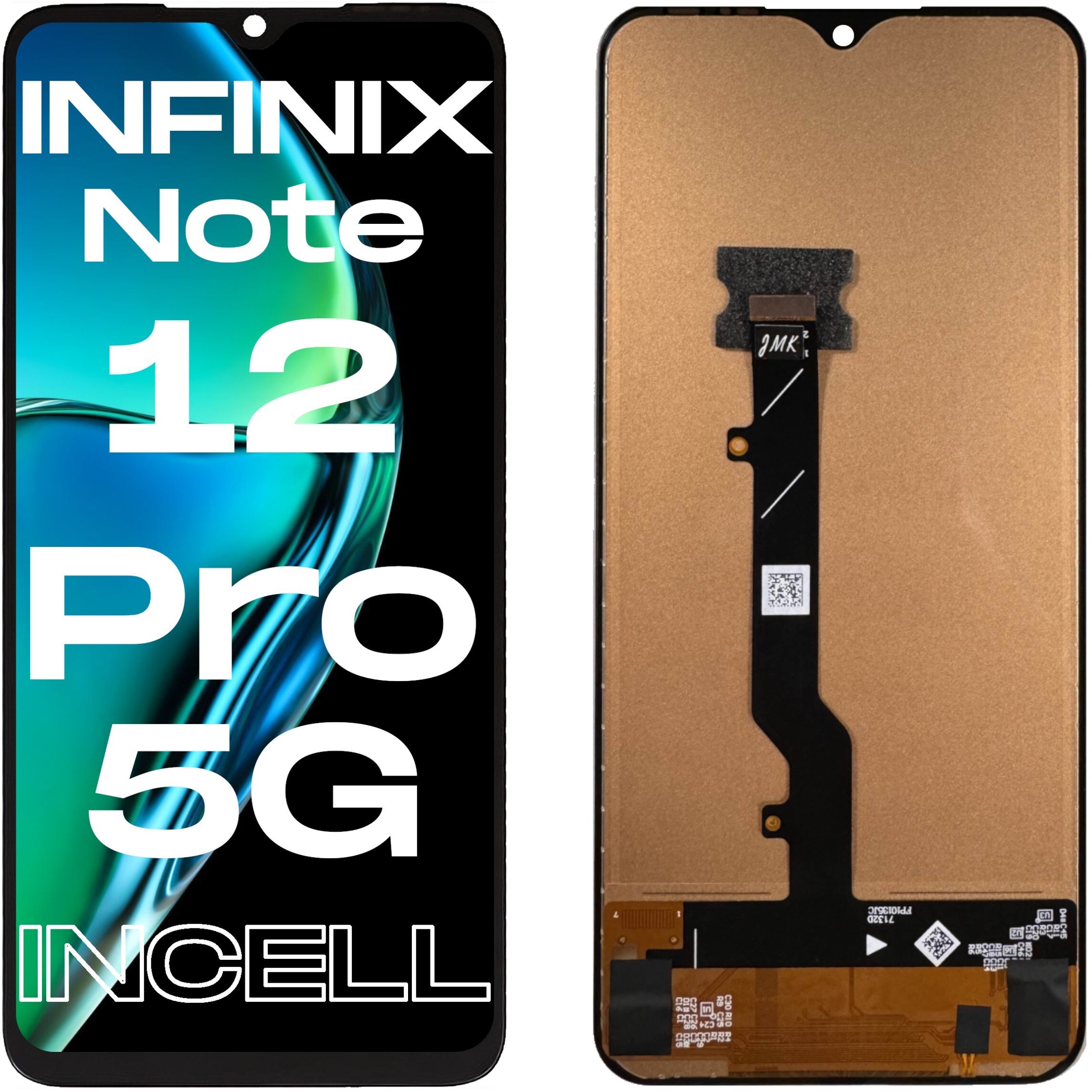Wyświetlacz do Infinix Note 12 Pro 5G LCD X671B Ekran Incell
