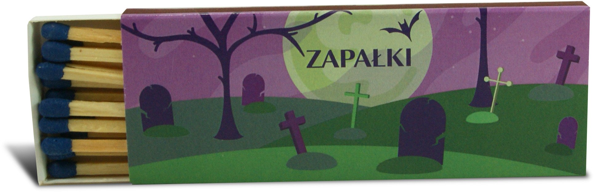 Zapałki długie Zniczowe fioletowe