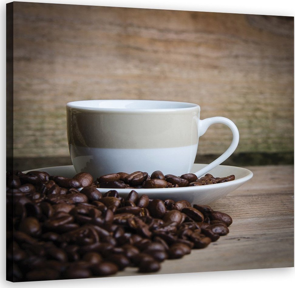 Feeby Obraz na płótnie, Filiżanka kawy vintage - 50x50